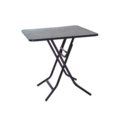 Mitylite Plastic Folding Table, Gray, 30In. Square RT3030GRY1